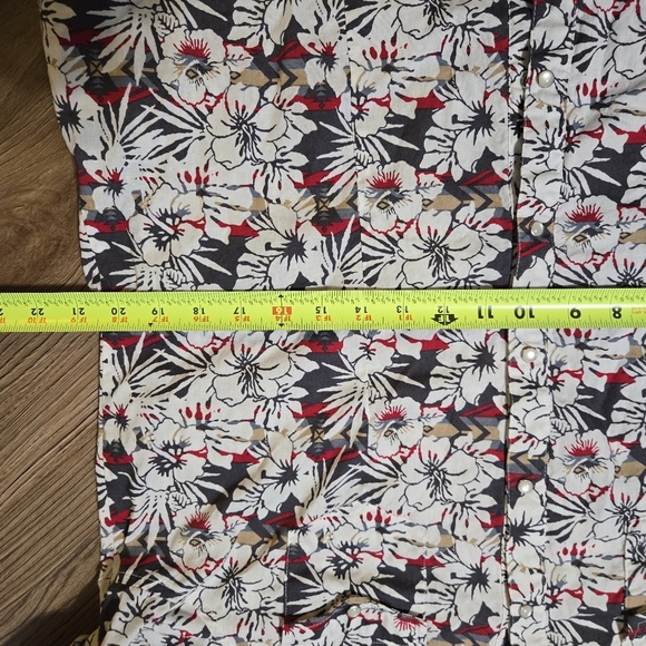 Roper Pearl Snap Western Rodeo Cowboy Long Sleeve Shirt Embroidered Mens XL - Picture 6 of 7